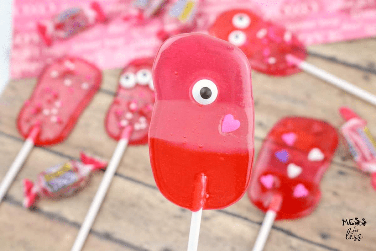 valentines day lollipops