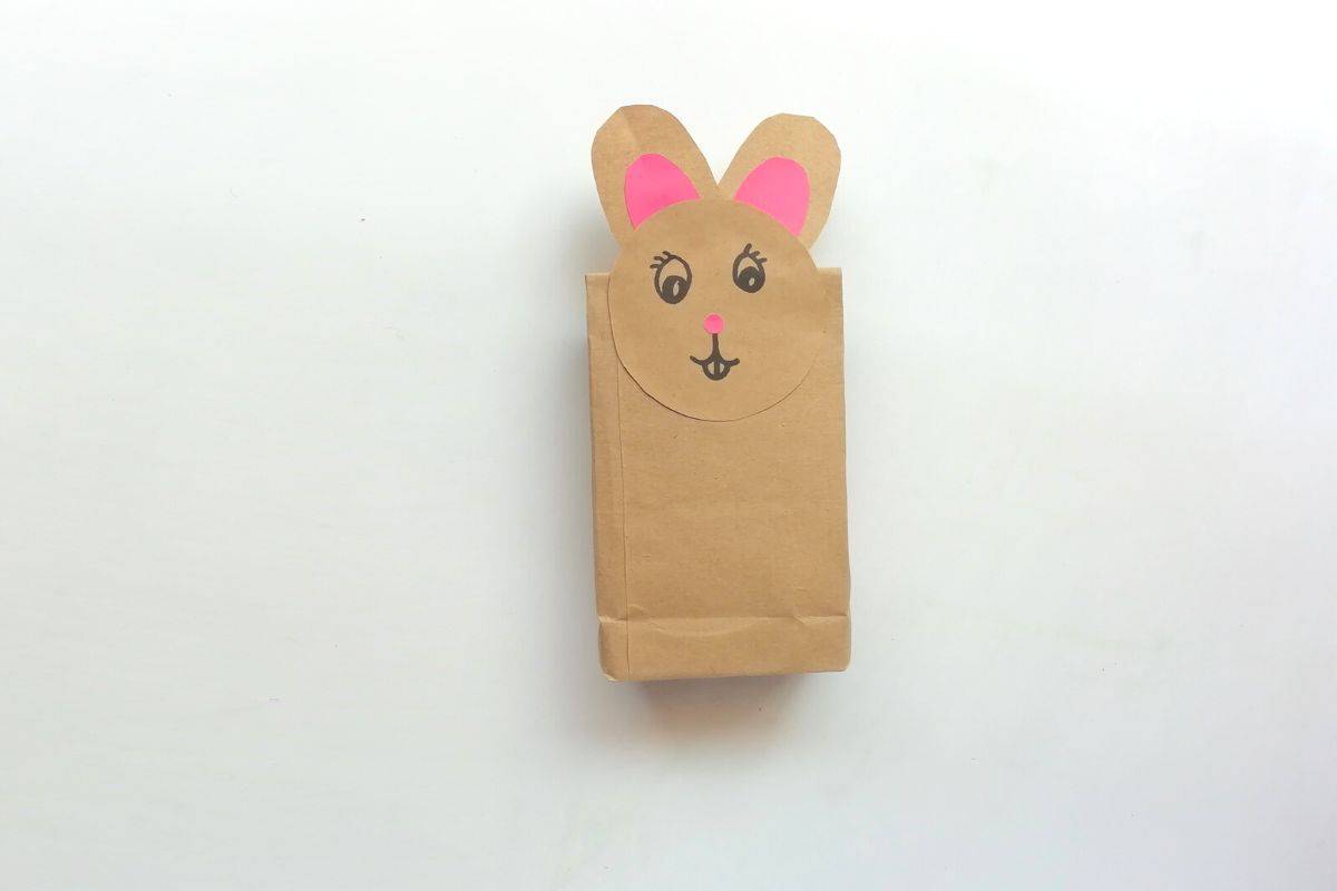 paper bag bunny
