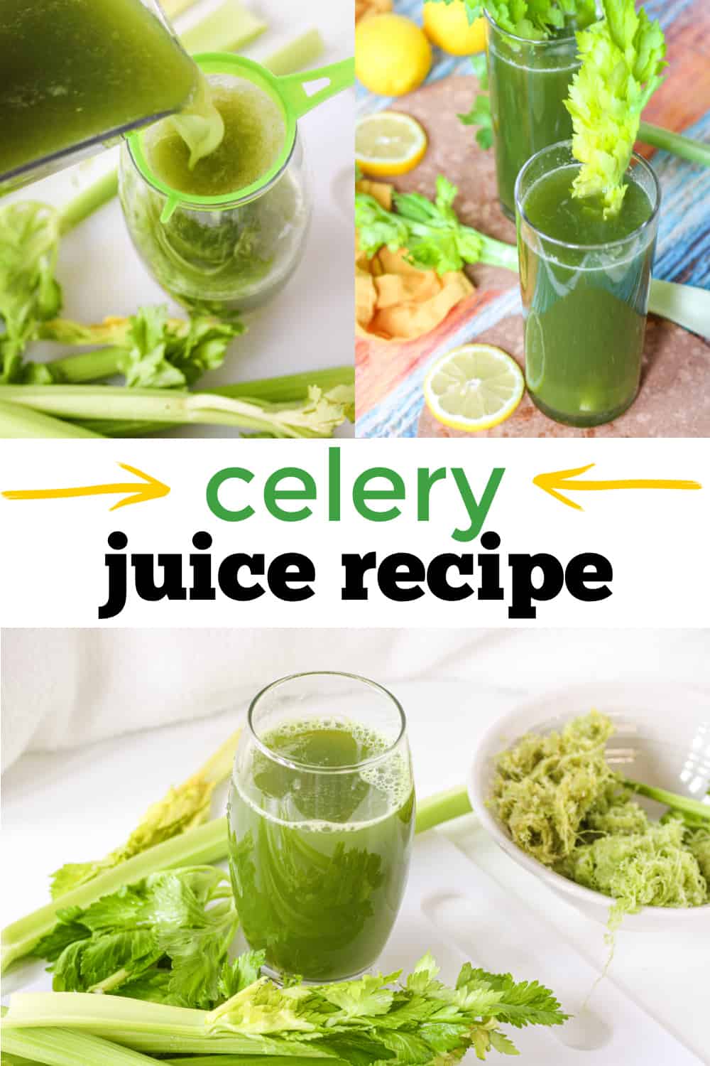 Celery Juice Recipe (With A Juicer)