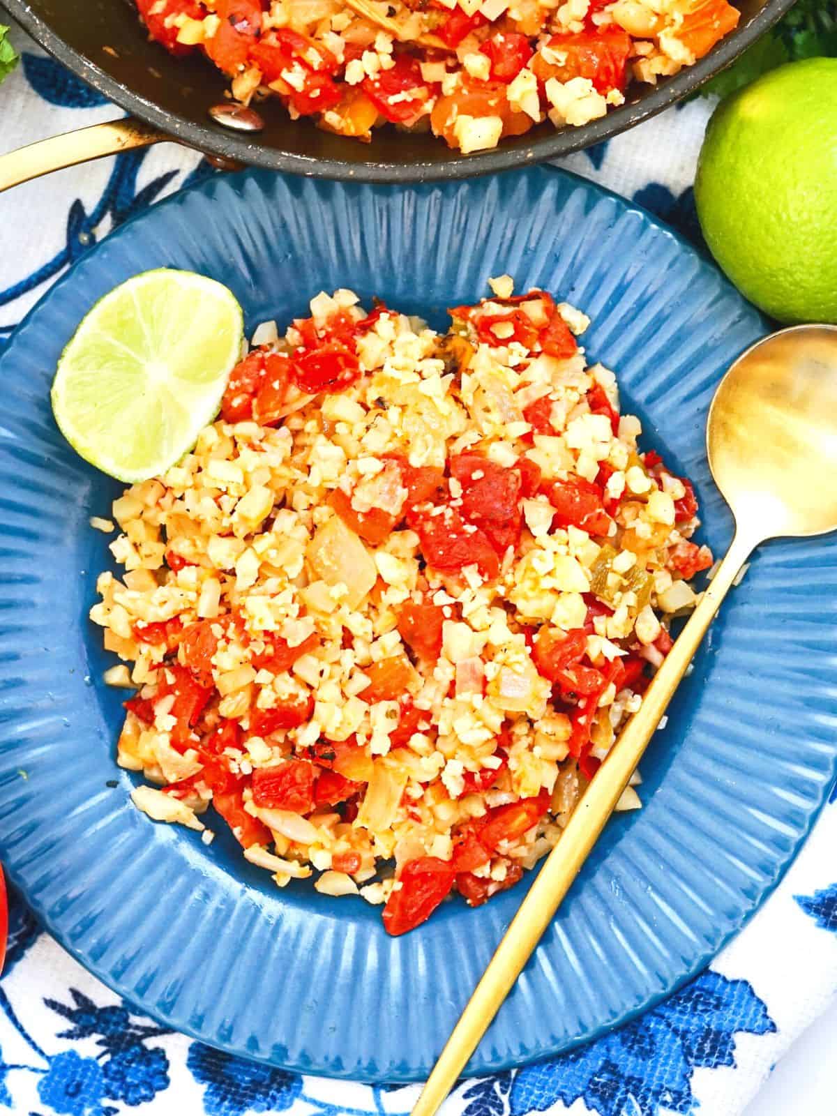 Easy Spanish Cauliflower Rice