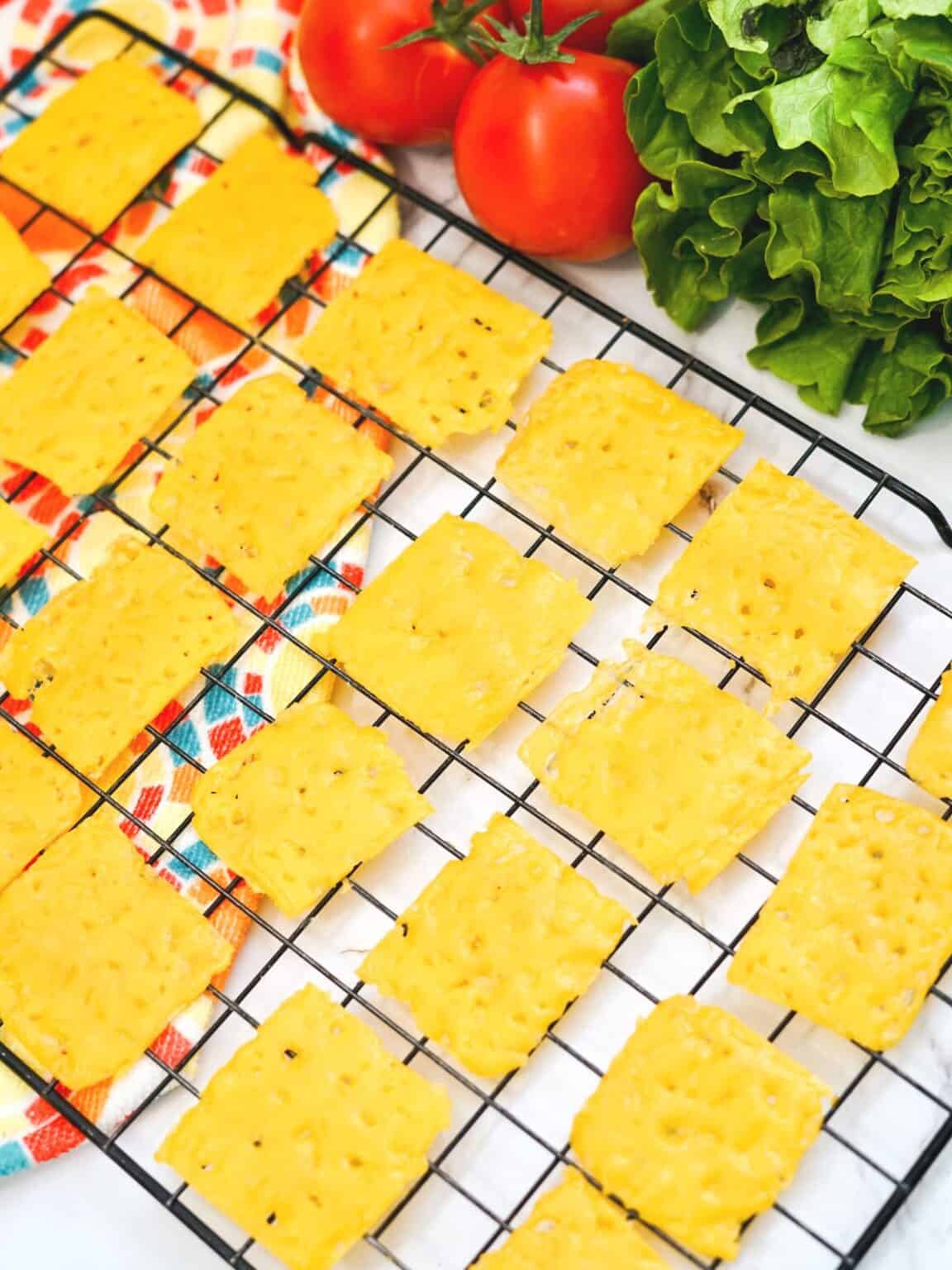 Keto Cheddar Chips Recipe Mess for Less