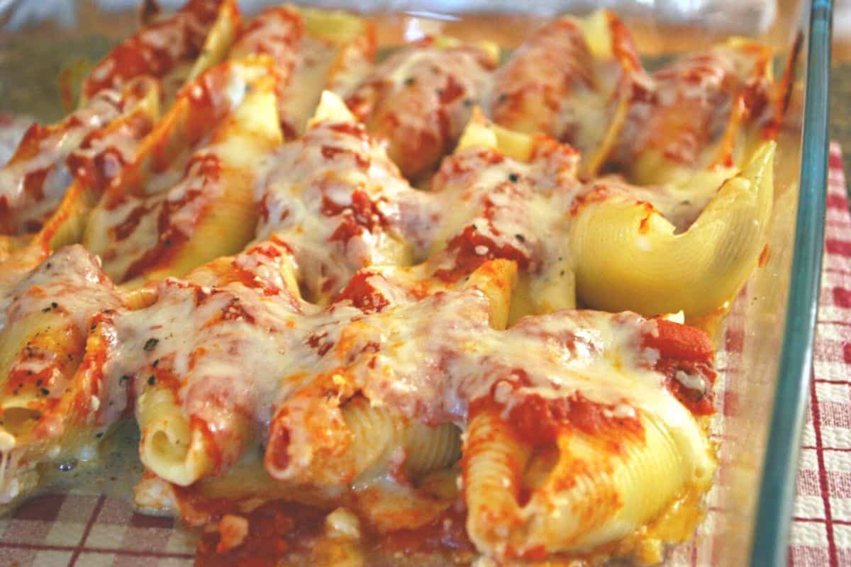 stuffed shells recipe.