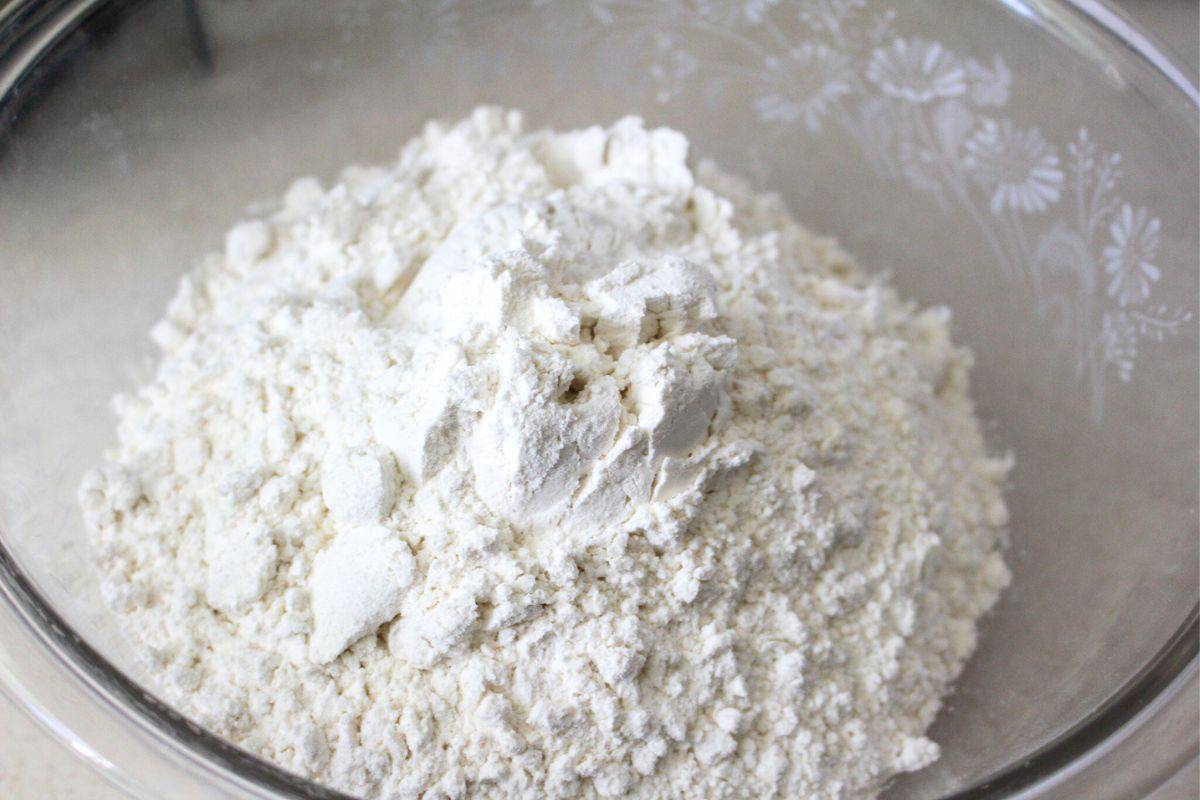 bowl of flour.