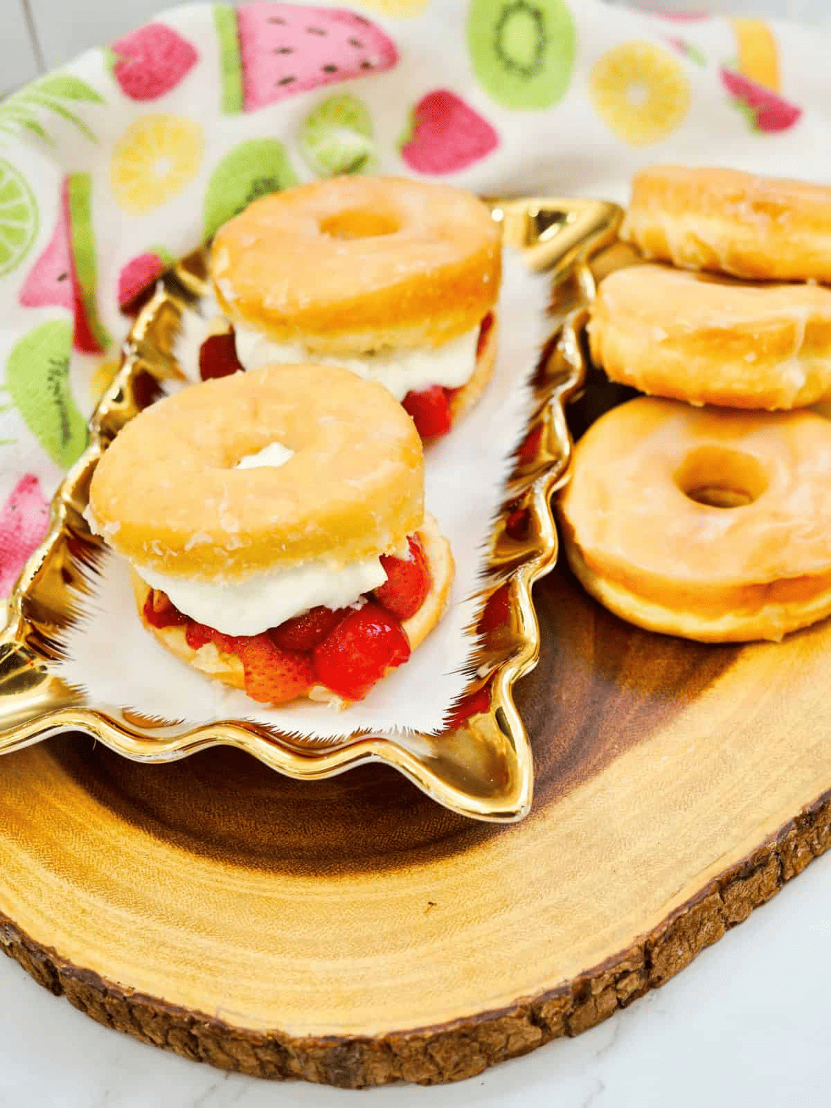strawberry shortcake donuts