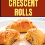 turkey and cheese crescent roll recipe pin
