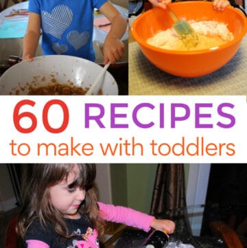 60 recipes to make with toddlers