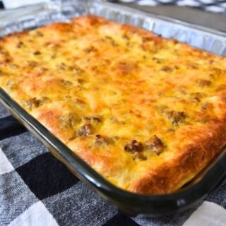 casserole with sausage and eggs 1