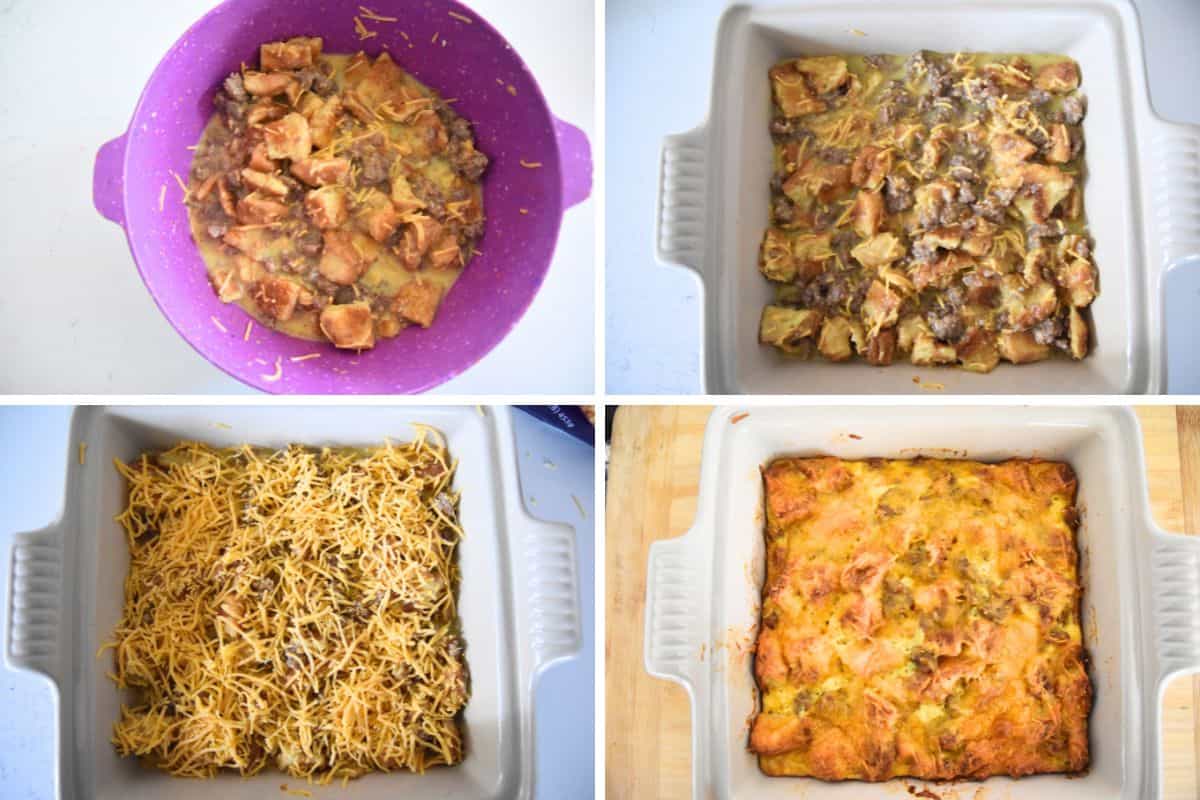 steps to make breakfast casserole