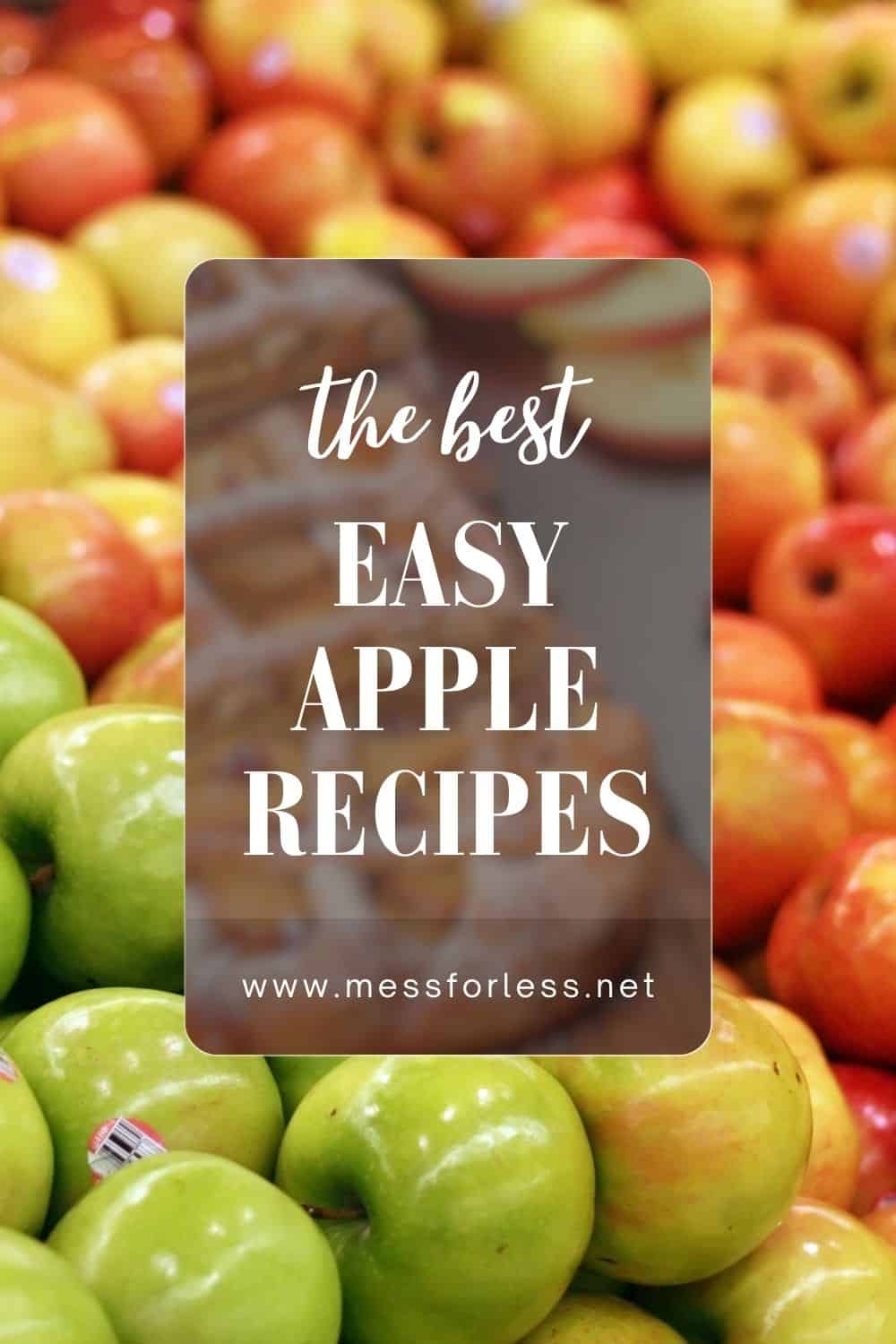 Easy apple pie recipes pin