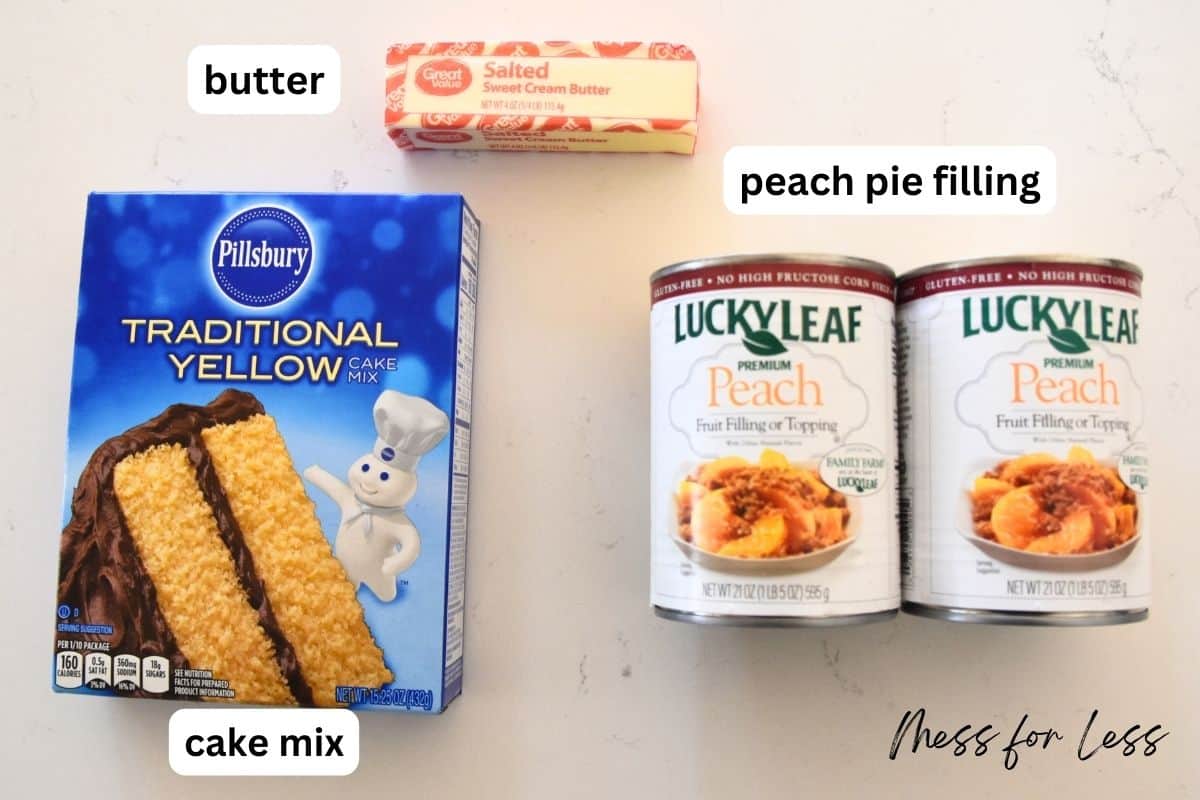 ingredients for dump cake