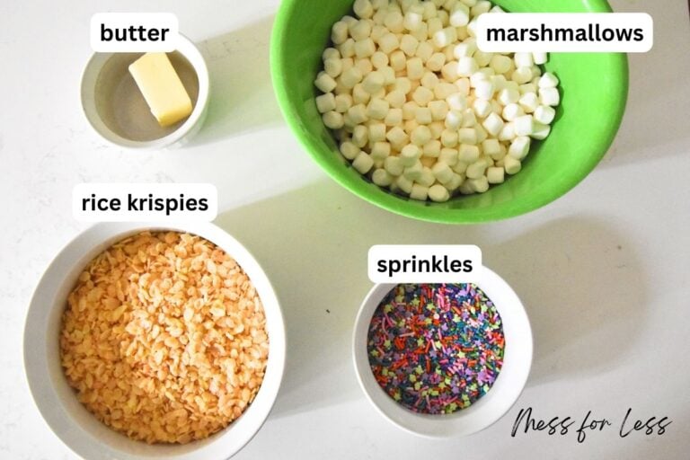 Spring Rice Krispie Treats - Mess for Less