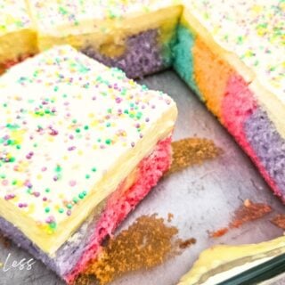 spring poke cake