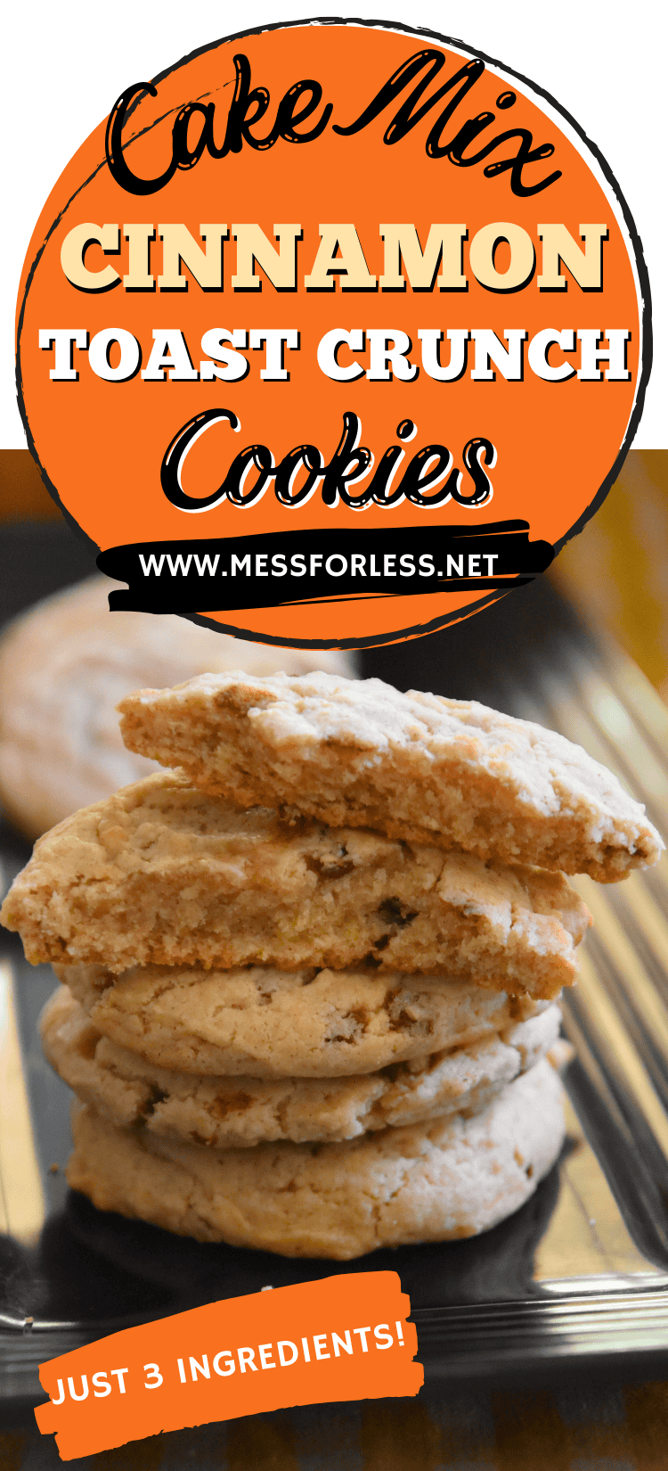Cinnamon Toast Crunch Cake Mix Cookies pin