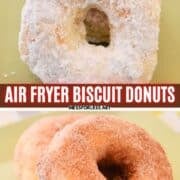 air fryer biscuit donuts