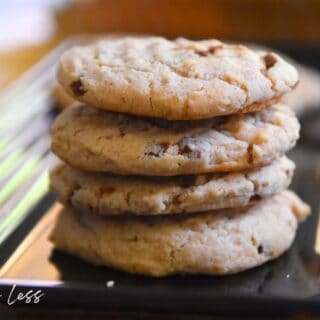 stack of cinnamon toast crunch cookies