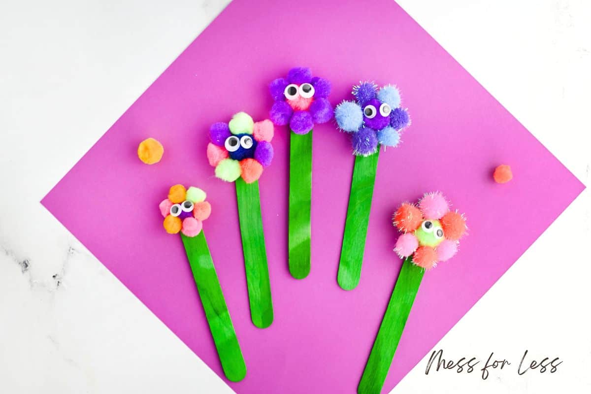 Flower Bookmarks for Kids