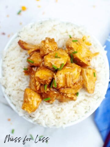 Easy Crockpot Orange Chicken Recipe - Mess for Less