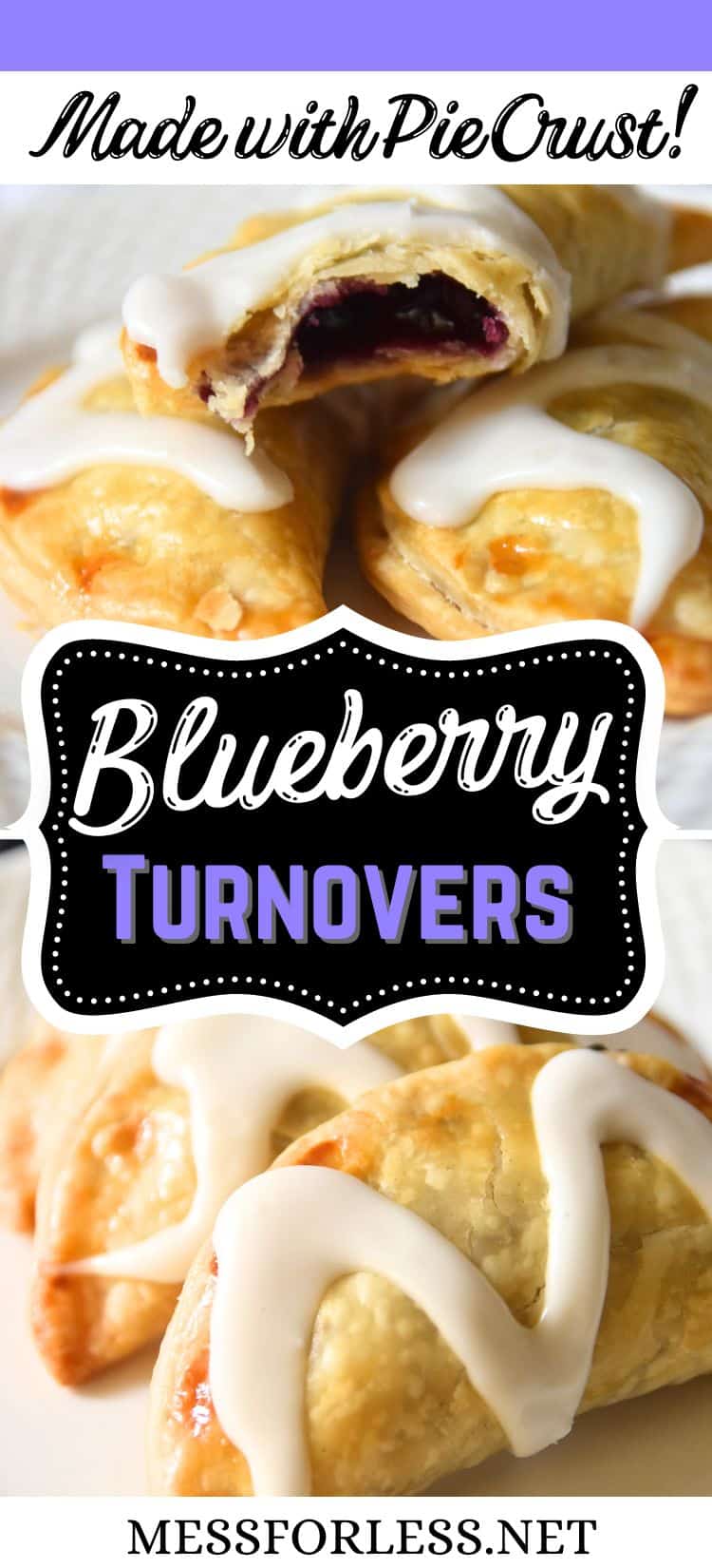 Blueberry Turnover Recipe Pin
