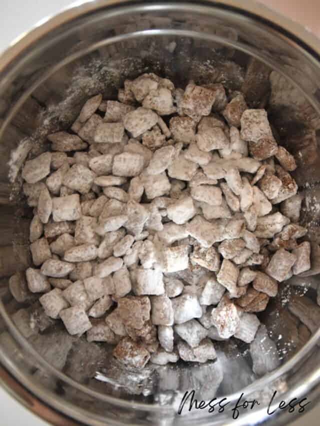 Fall Puppy Chow Recipe - Mess for Less