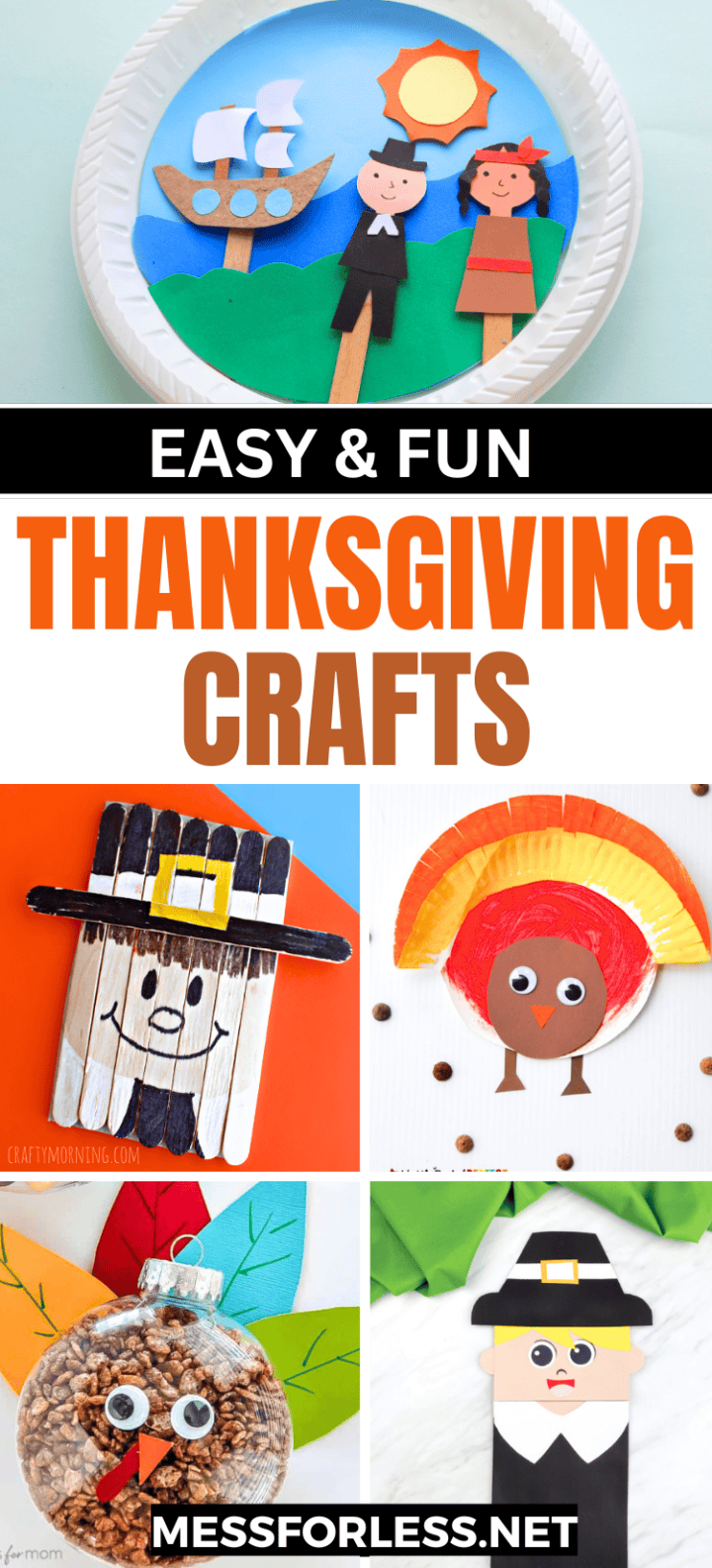 Kids Thanksgiving Crafts Mess For Less Kids thanksgiving crafts mess for less