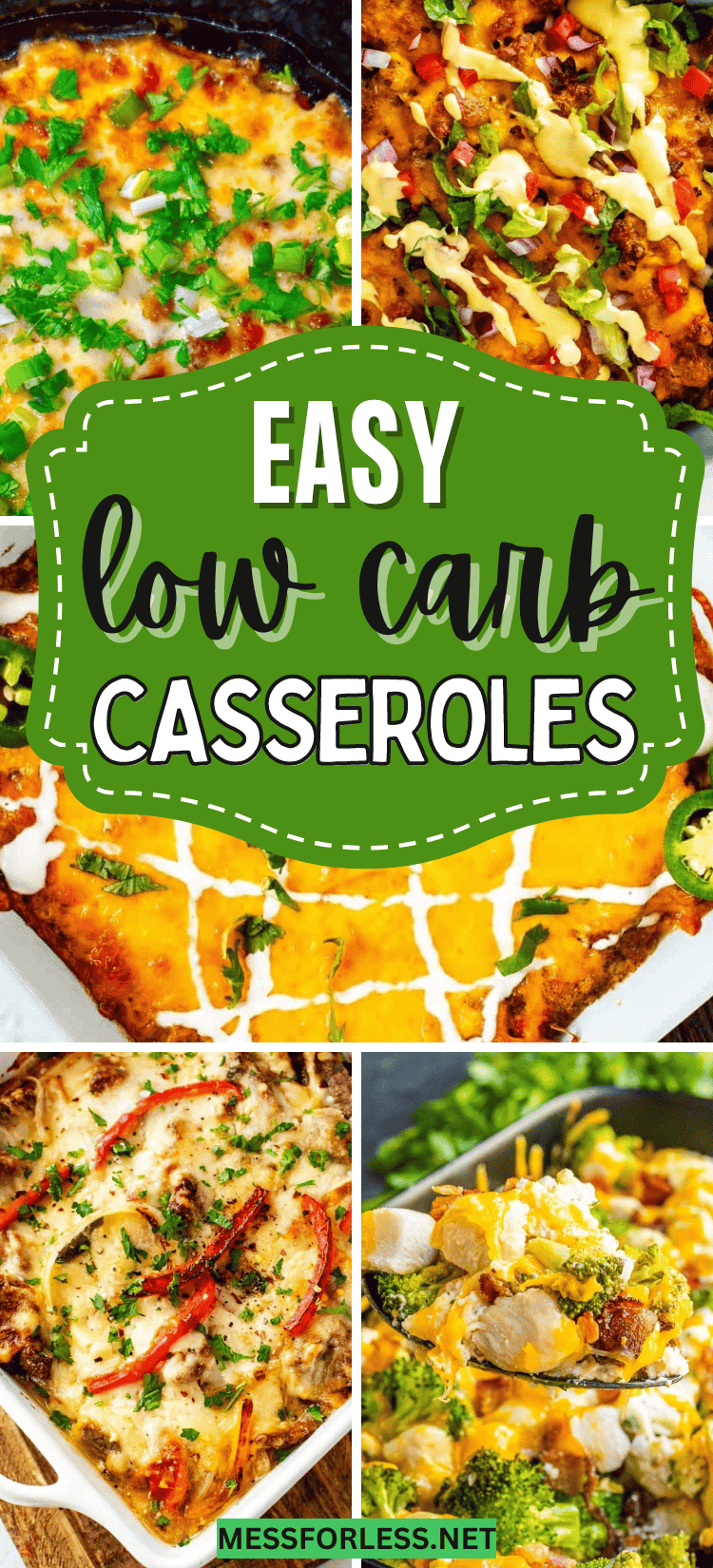 low carb casserole recipes pin