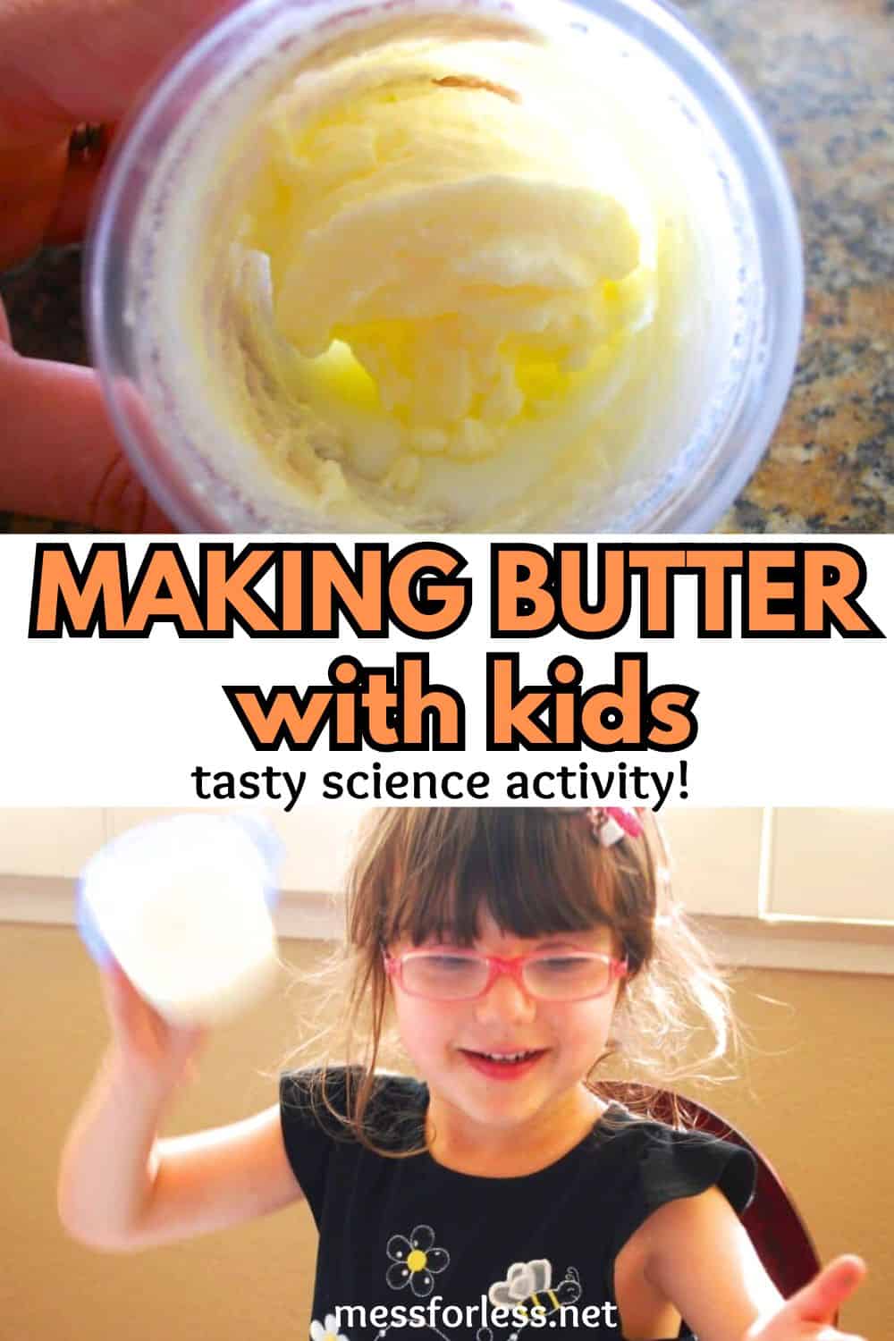 making butter with kids pin