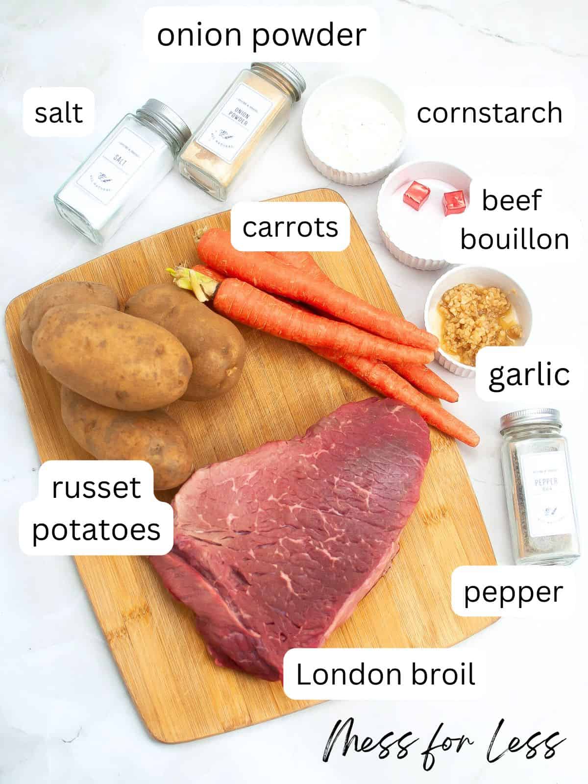 pot roast crock pot recipe ingredients