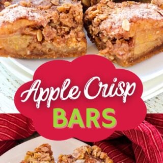 Apple Crisp Bars Recipe Pin