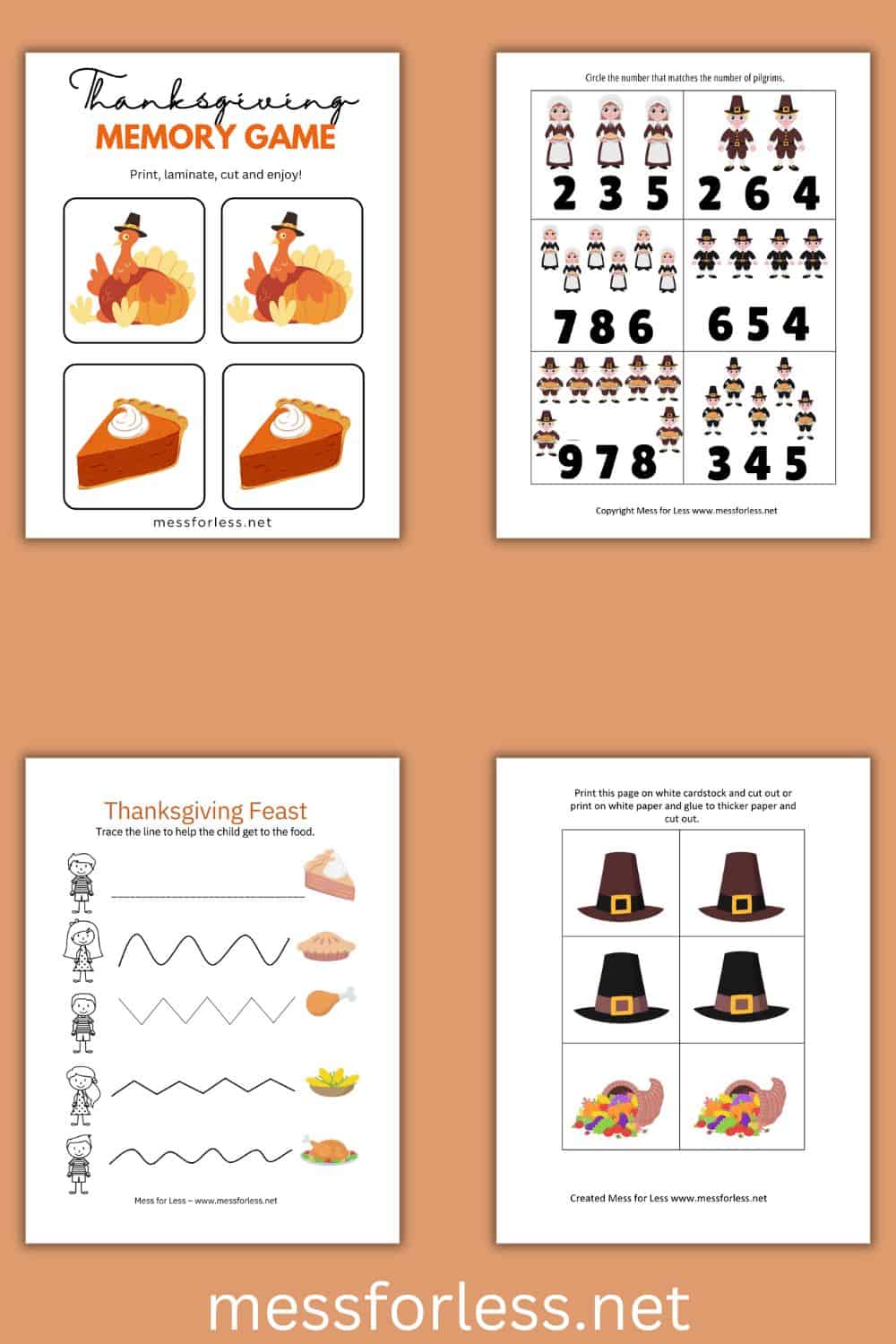 thanksgiving worksheets