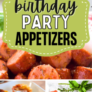 Birthday Party Appetizers pin