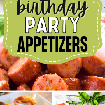 Birthday Party Appetizers pin