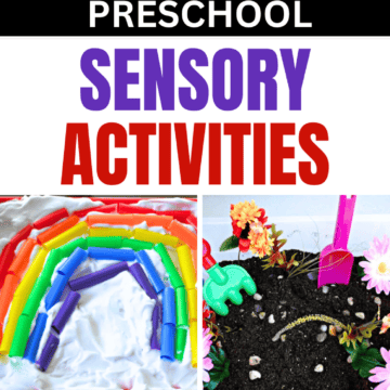 Sensory Activities For Preschoolers pin