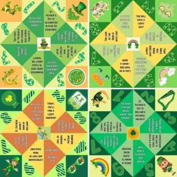 St. Patrick's Day Cootie Catcher Printables