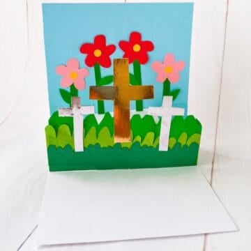Easter Cross Pop Up Card