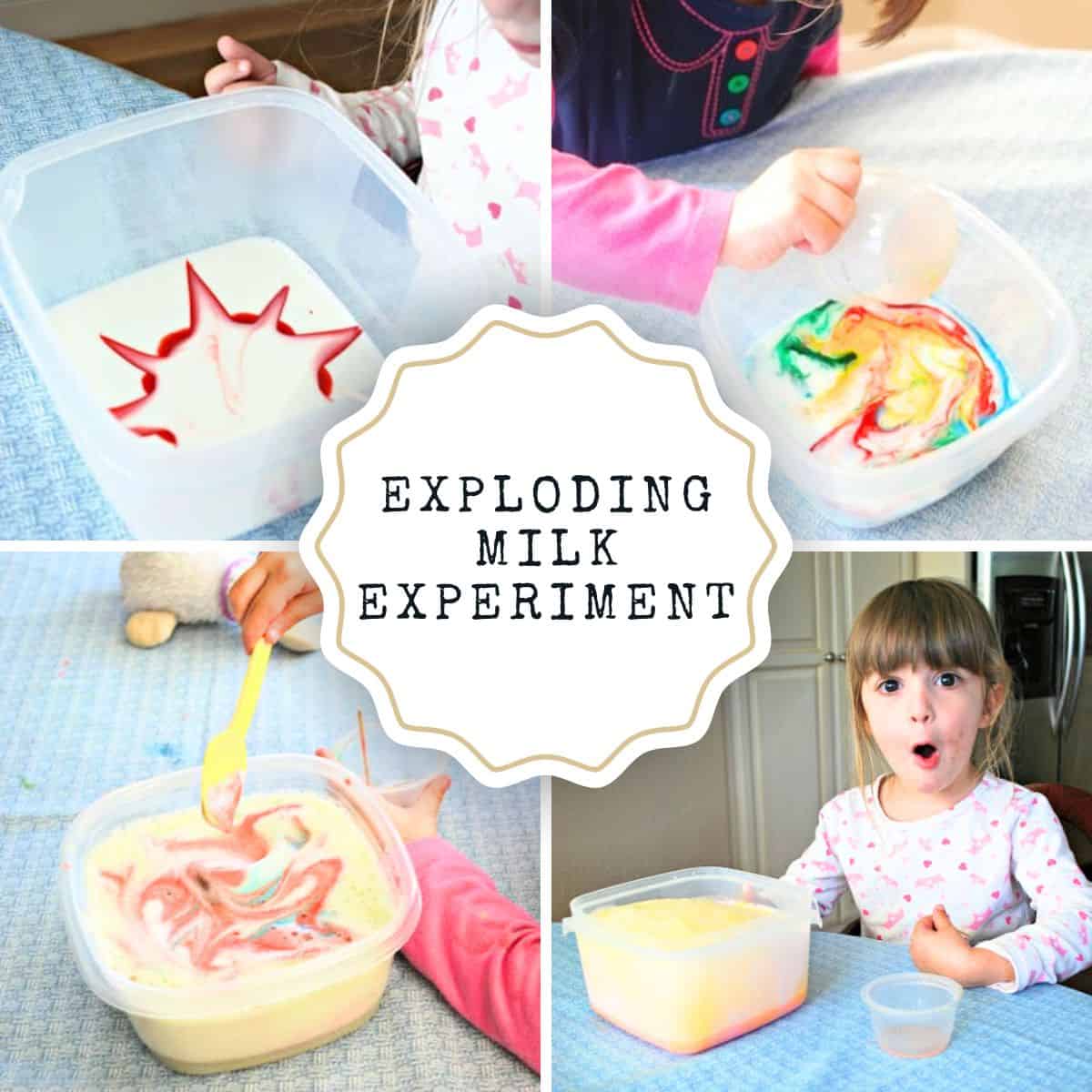 Exploding Milk Experiment