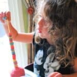 Fine Motor Activity - Fruit Loop Towers