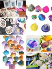 Seashell Crafts for Kids - Mess for Less
