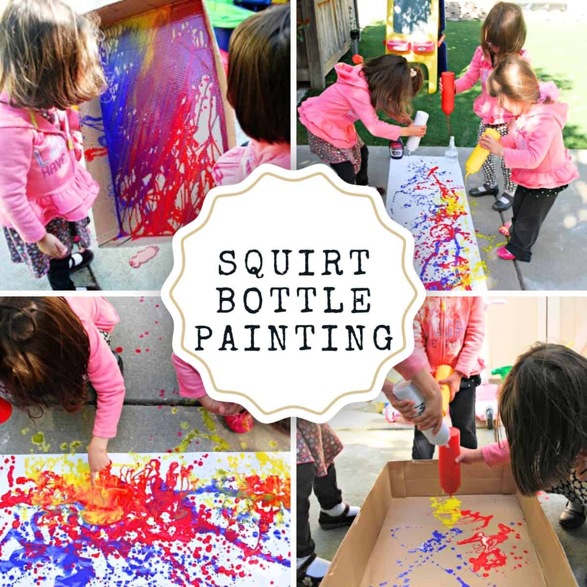 Squirt Bottle Painting
