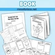 Printable Father’s Day Book pin