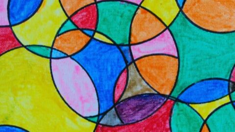 Watercolor Circle Art