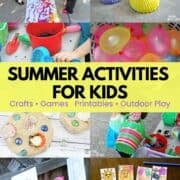 Summer Activities for Kids Pin