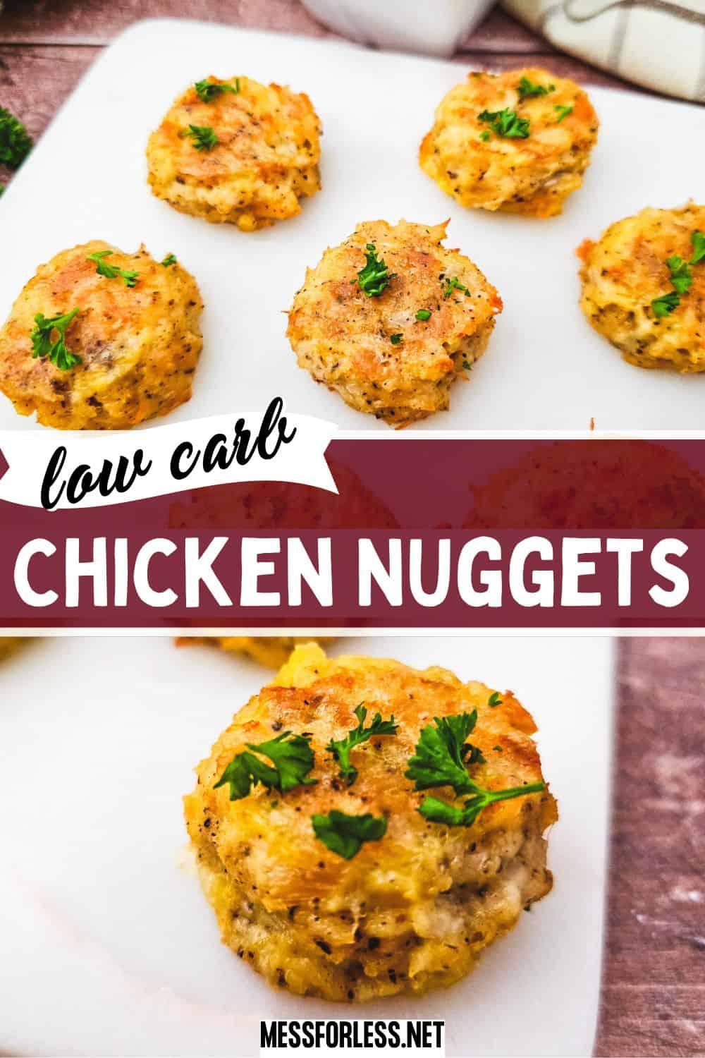 Keto Chicken Nuggets pin