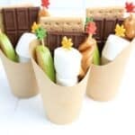 15 Minute Caramel Apple S'mores Cups