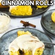 Pumpkin Cinnamon Rolls Recipe Pin