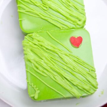 Grinch Smores Bars
