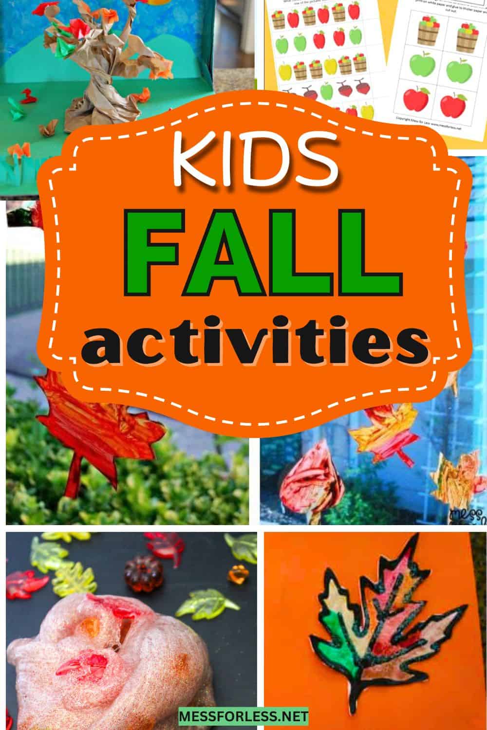 fun fall activities for kids pin