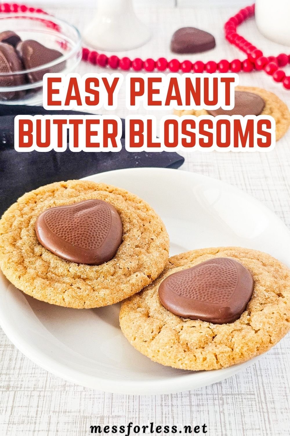 Easy Peanut Butter Blossoms Pin