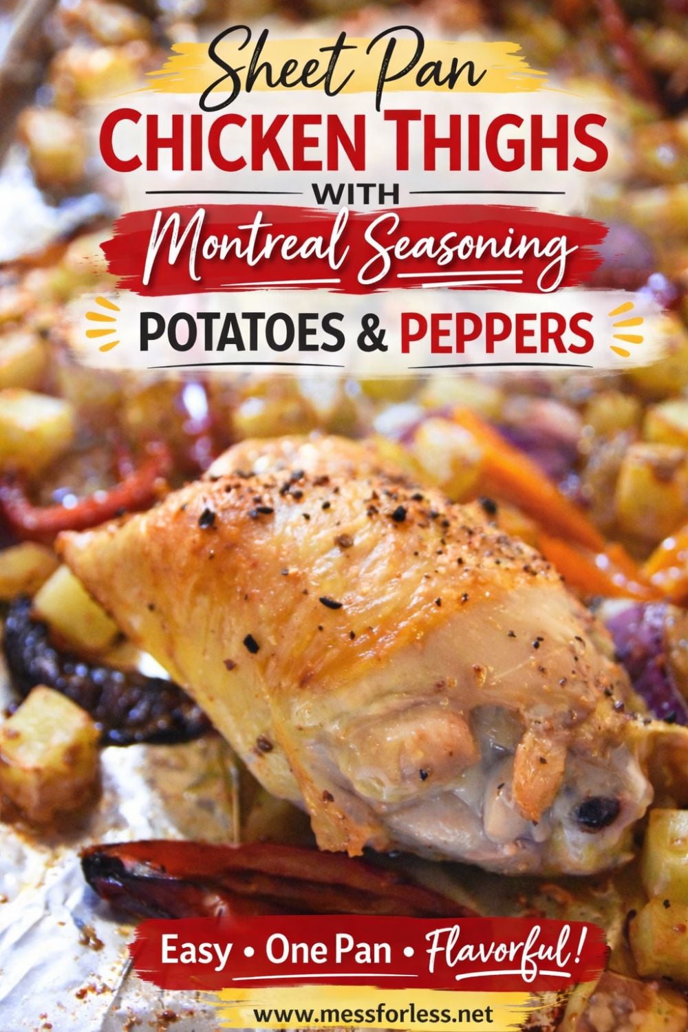 Sheet Pan Chicken Thighs pin